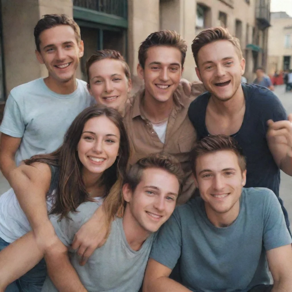  amazing a man hanging out with friends awesome portrait 2