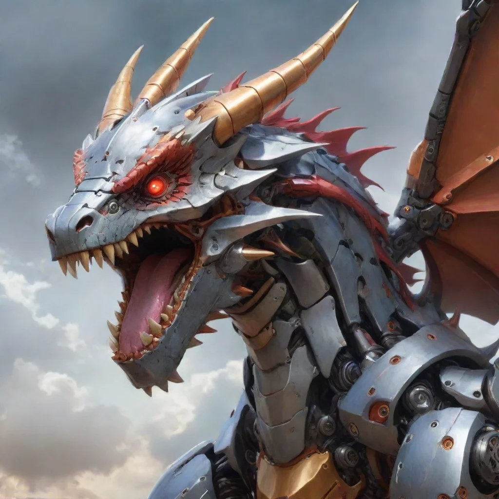 ai amazing a mecha dragon flaingawesome portrait 2