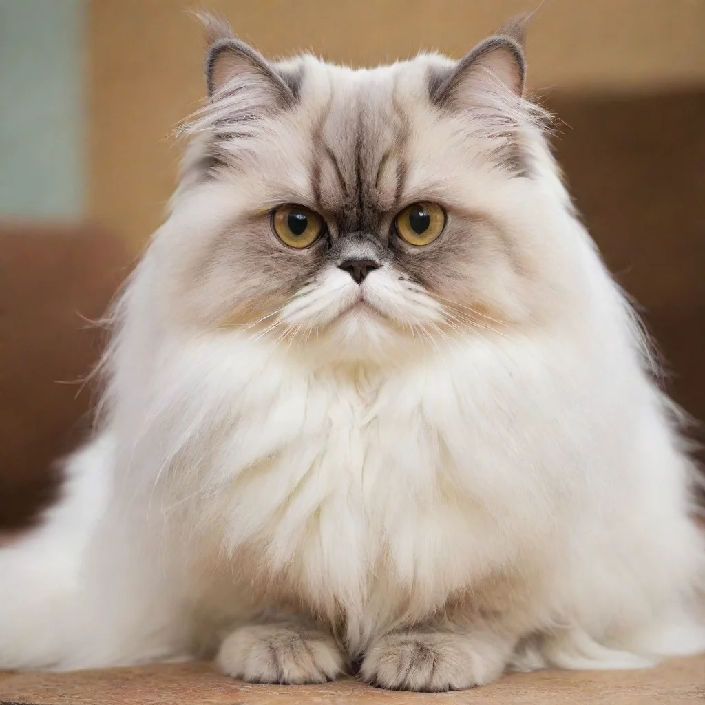 ai amazing a persian cat with long far awesome portrait 2 wide