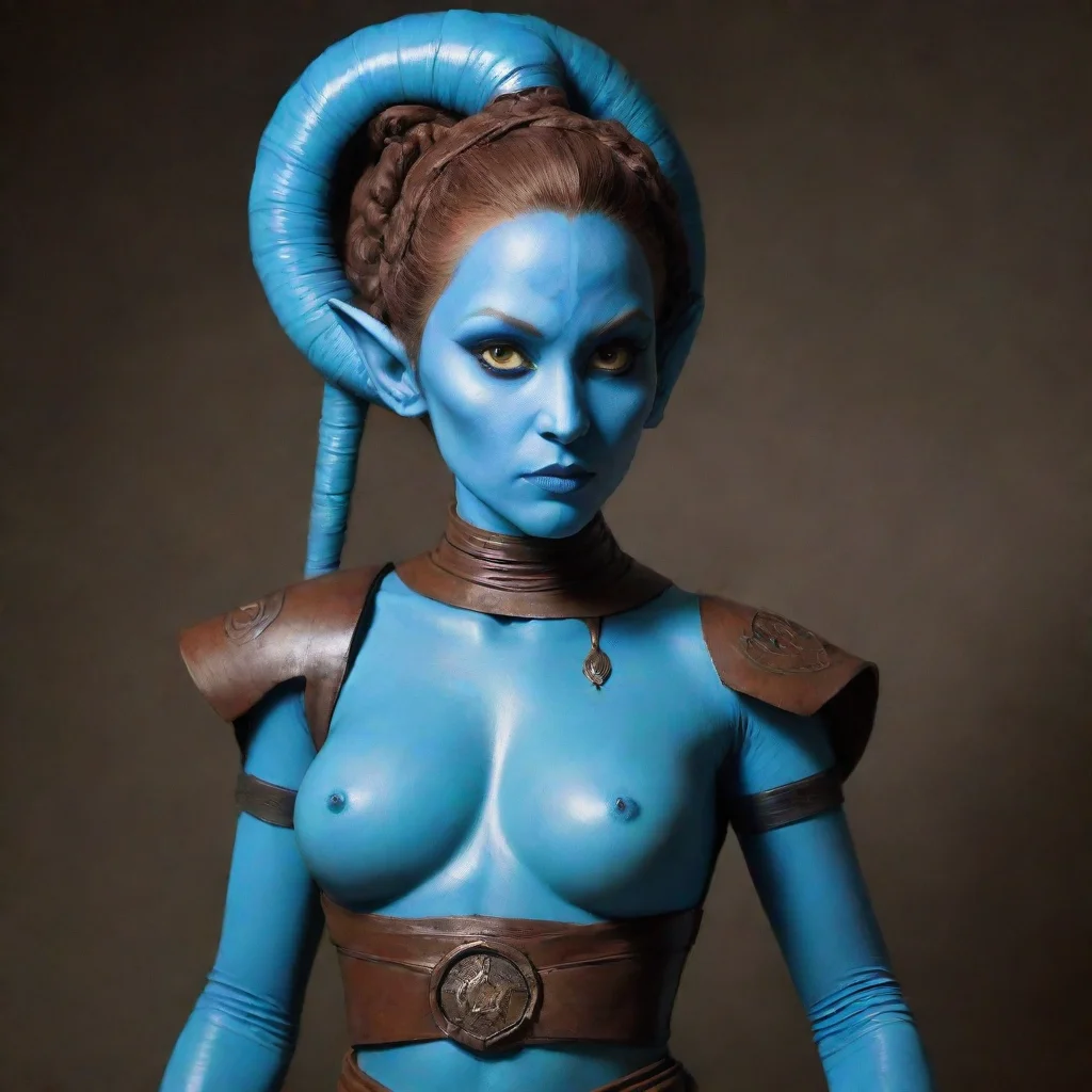 ai amazing aayla secura star wars twi lek awesome portrait 2