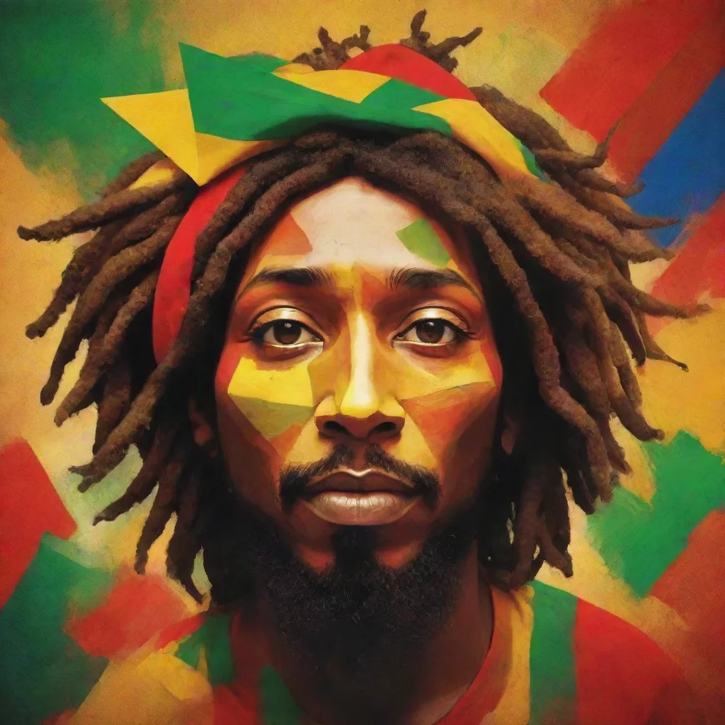 ai amazing abstract reggae cover with shapes only awesome portrait 2
