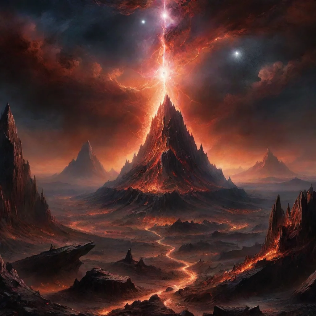 ai amazing abysmal dawn occult detailed lighting cosmic hellish landscape awesome portrait 2