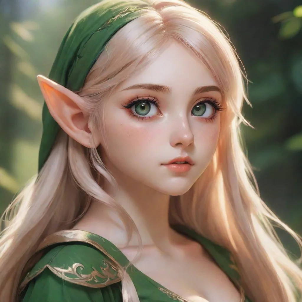 ai amazing aesthetic character elf anime awesome portrait 2