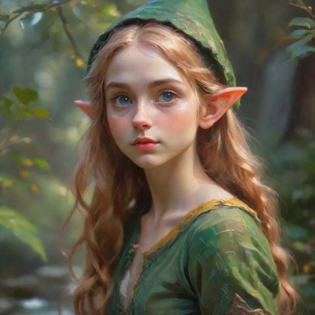 ai amazing aesthetic character elf impressionist awesome portrait 2