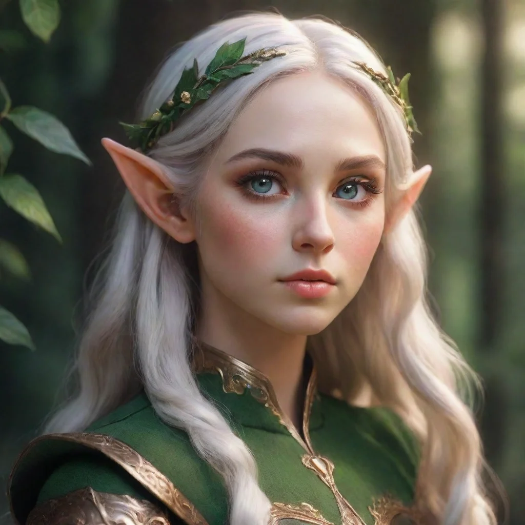 ai amazing aesthetic character elf majestic awesome portrait 2