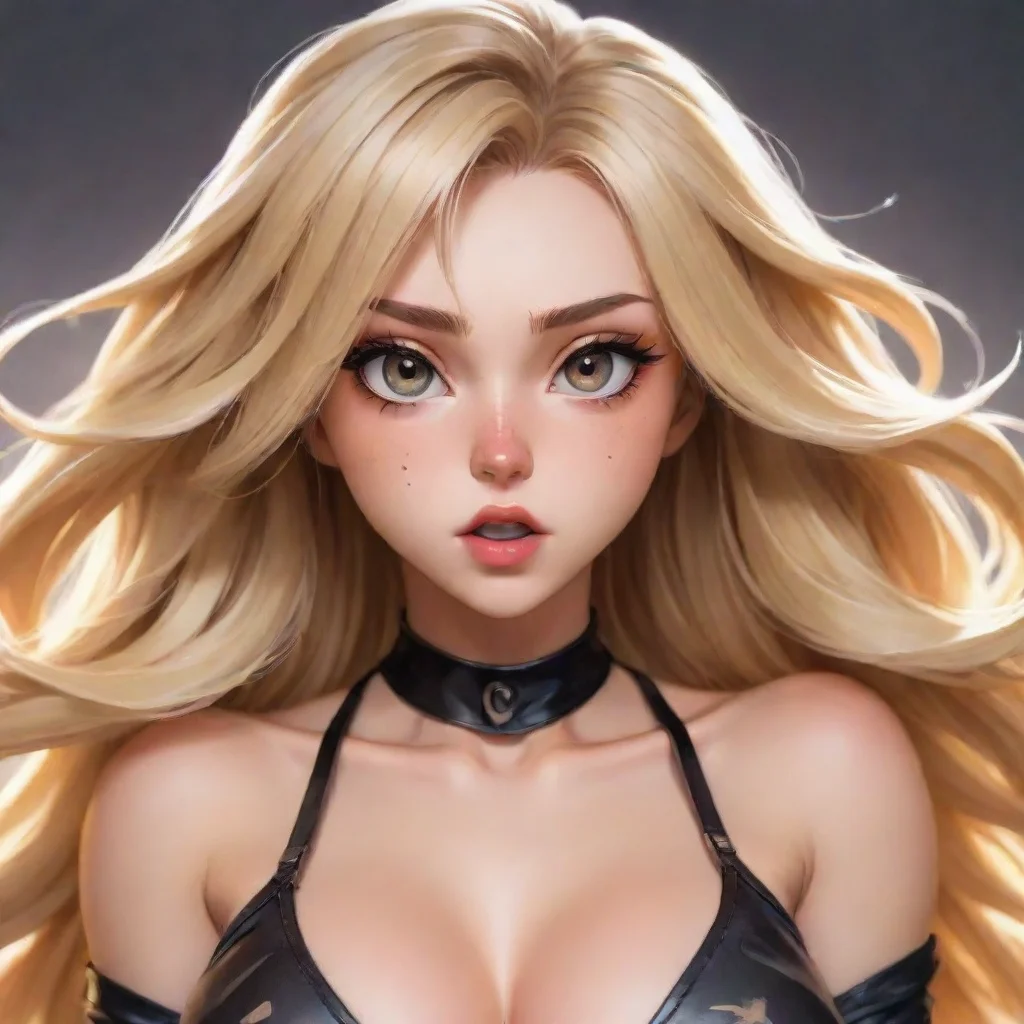  amazing ahegao face masha mlbb blonde hair strong female awesome portrait 2