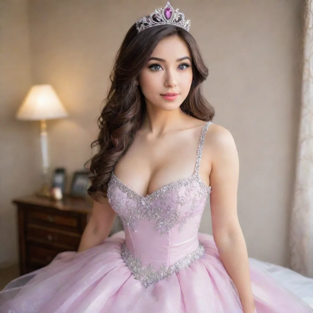 ai amazing alinity wearing princess dress awesome portrait 2