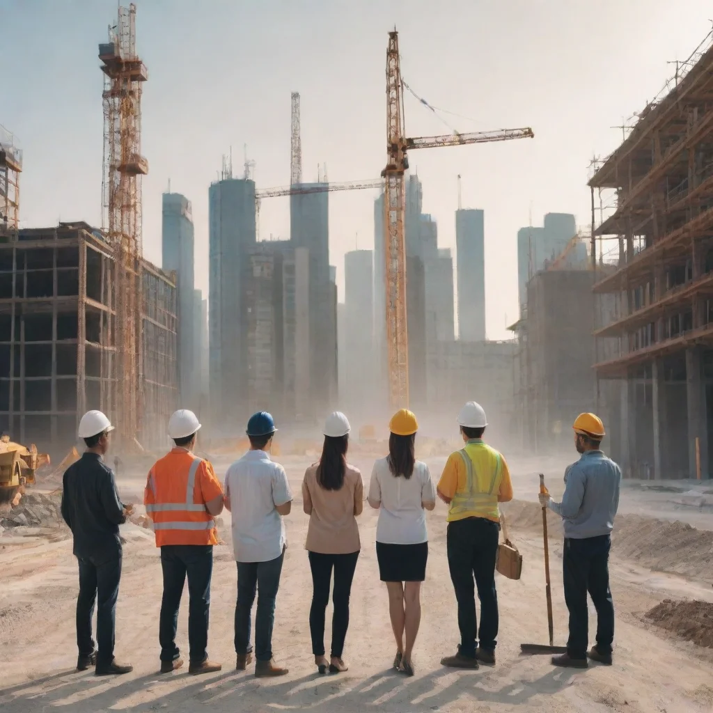 ai amazing an illustration showing a group of peoplerepresenting your software development teamstanding in front of an empt