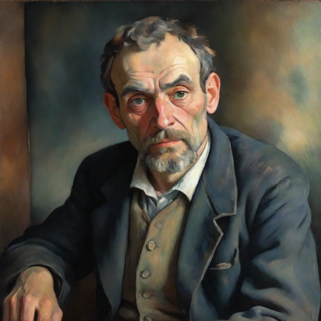 ai amazing an image of a a person a waitingsoft lightdetailedrealisticin style of paul cezanneawesome portrait 2