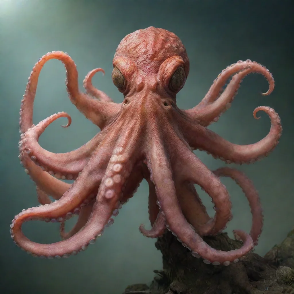 ai amazing an octopus if it was a dinosaur awesome portrait 2