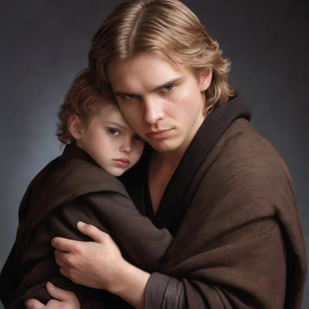 ai amazing anakin skywalker cuddlingawesome portrait 2
