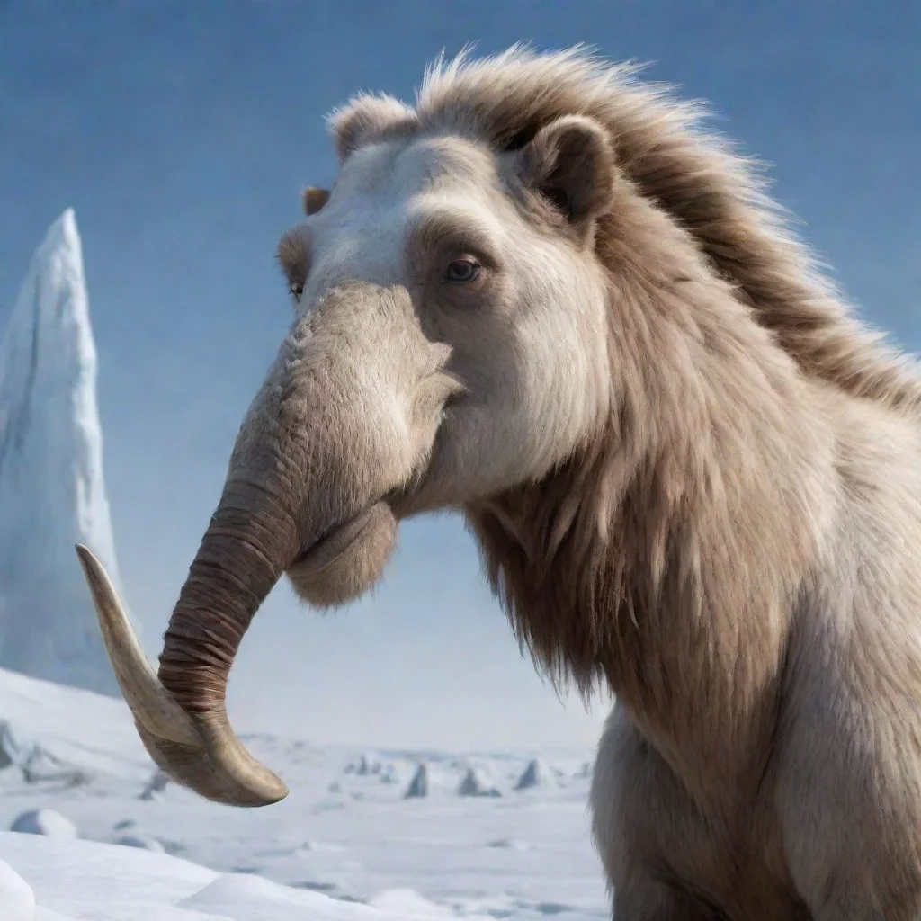 ai amazing animals in iceage awesome portrait 2