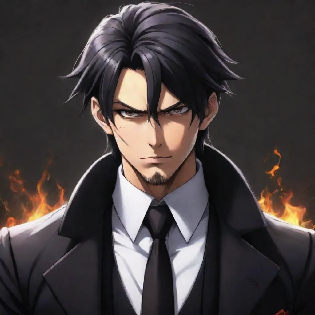 ai amazing anime mafia men alpha awesome portrait 2