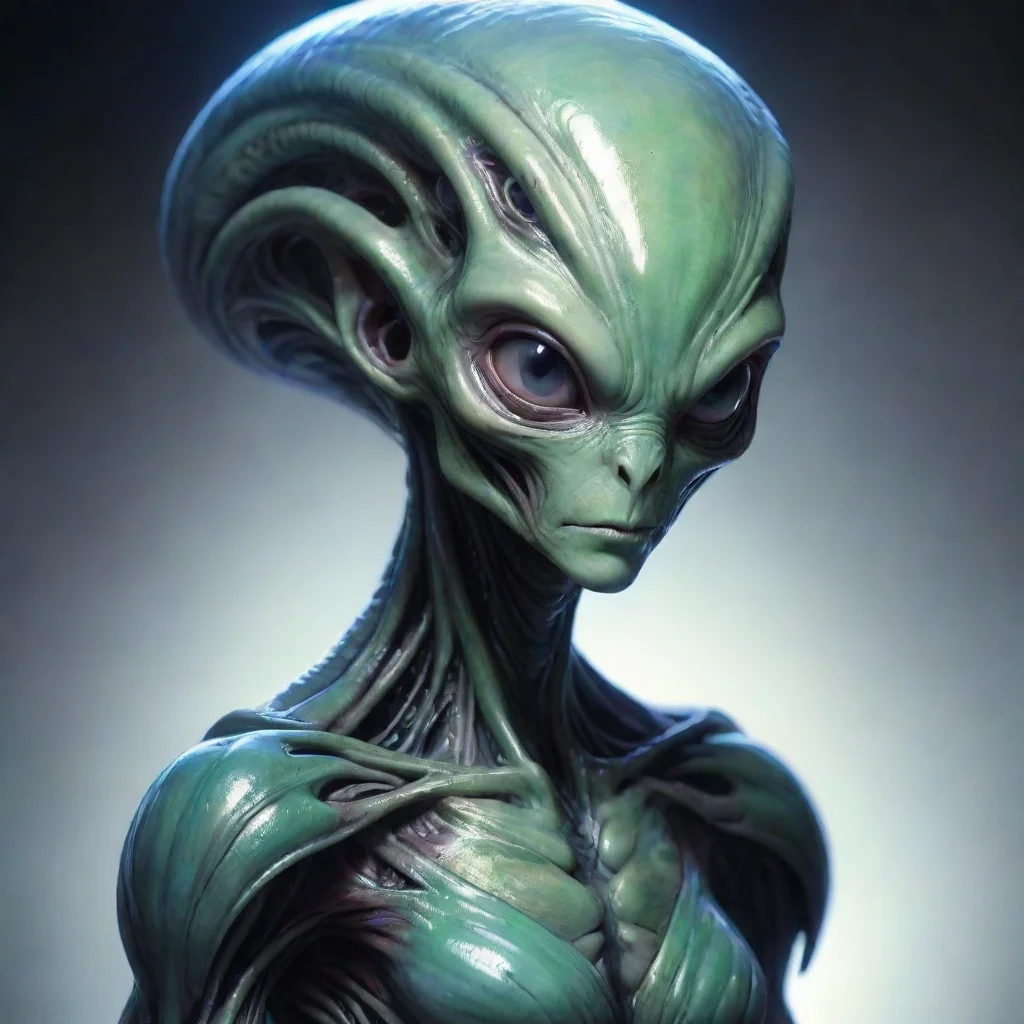 ai amazing anime style alien awesome portrait 2