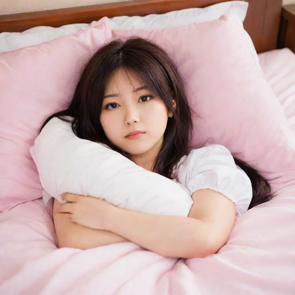 ai amazing aoi sleeping in her bed awesome portrait 2
