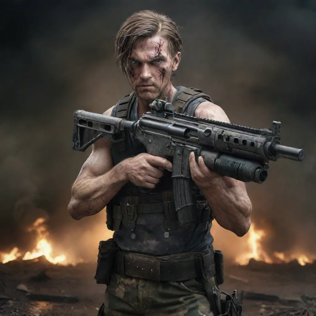 ai amazing apocalypse gun awesome portrait 2