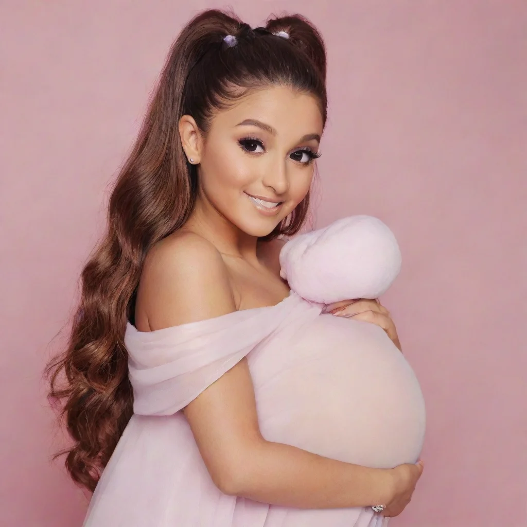 ai amazing ariana grande pregnant awesome portrait 2