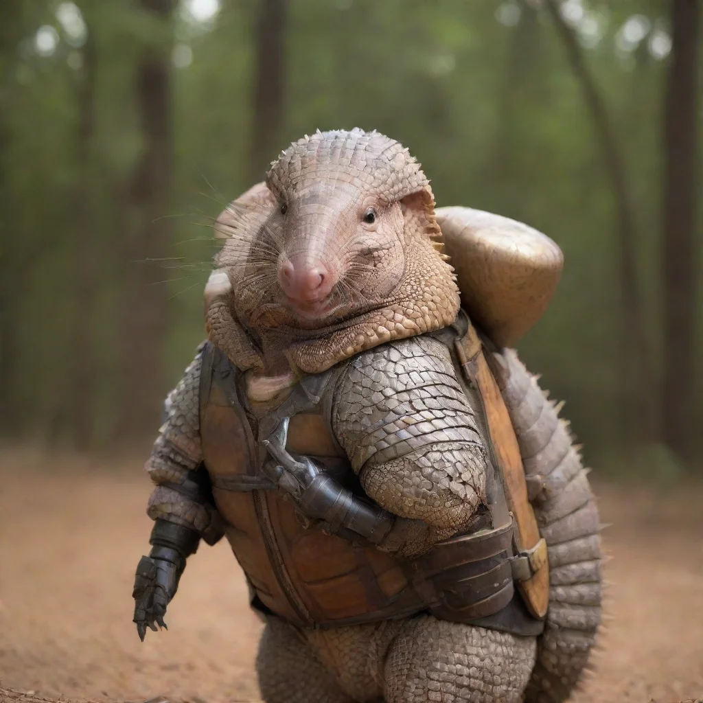 ai amazing armadillo wearing a rocket pack awesome portrait 2
