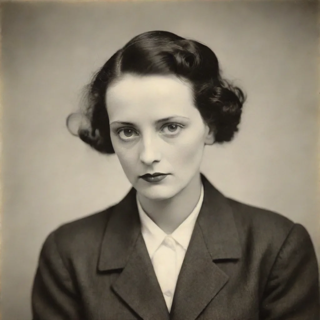 ai amazing bauhaus vintage woman awesome portrait 2