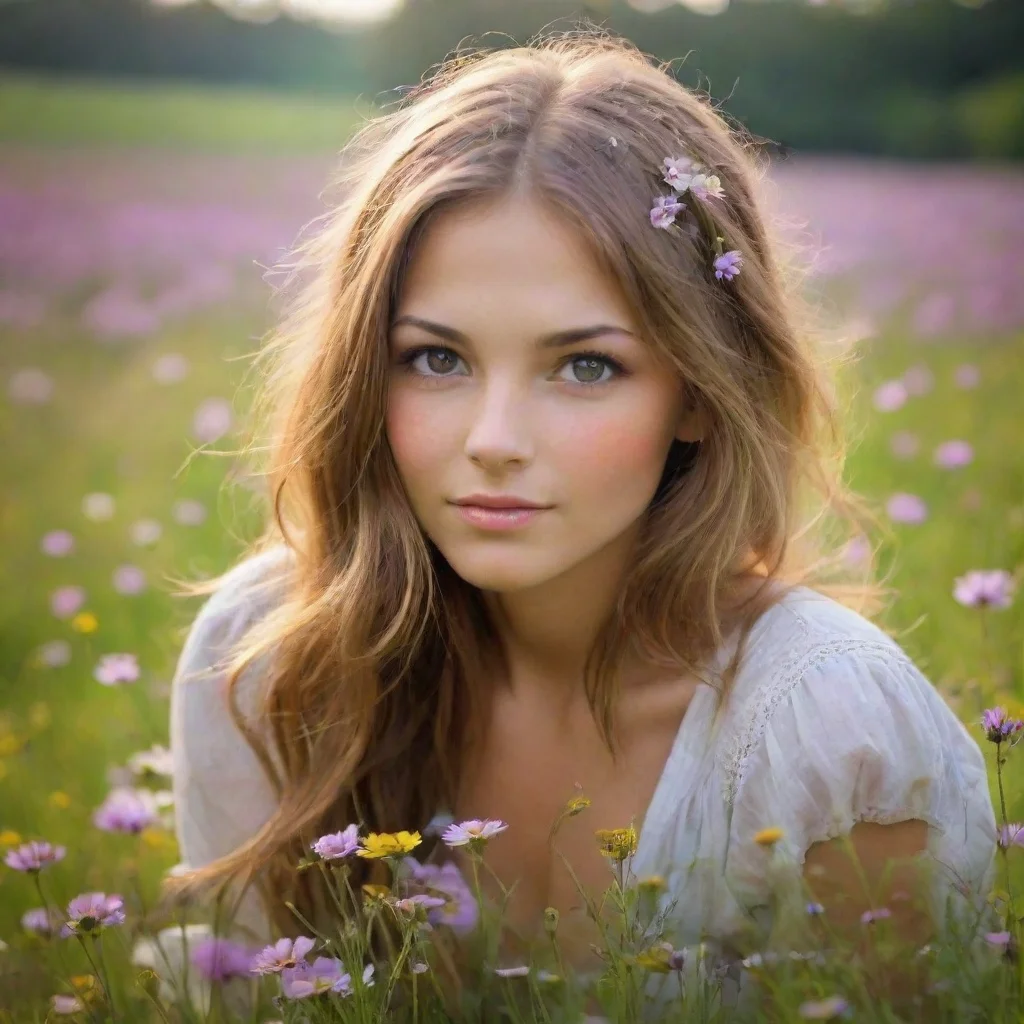 ai amazing beautiful meadow awesome portrait 2