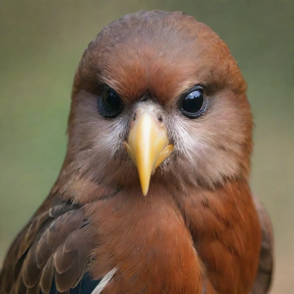 ai amazing bird with human mouth awesome portrait 2