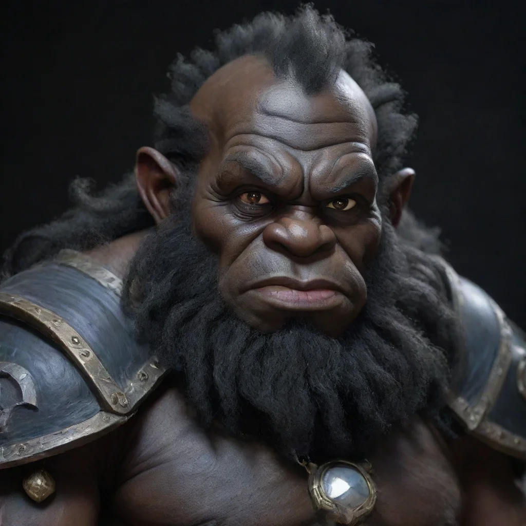 ai amazing black dwarf awesome portrait 2