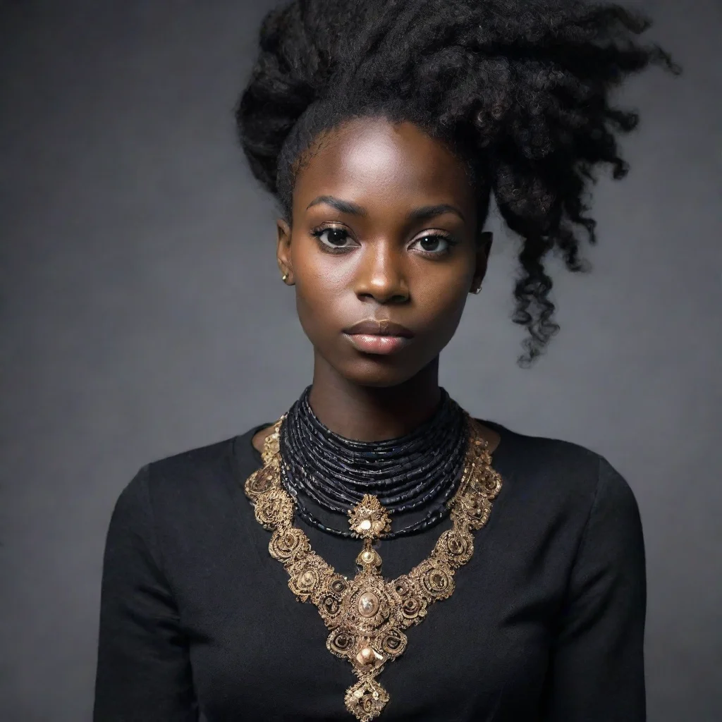 ai amazing black human awesome portrait 2