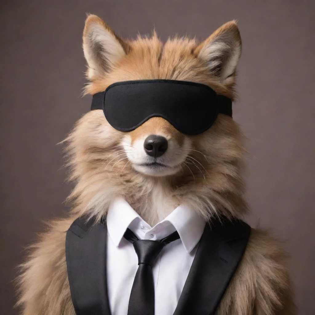 ai amazing blindfold furry awesome portrait 2