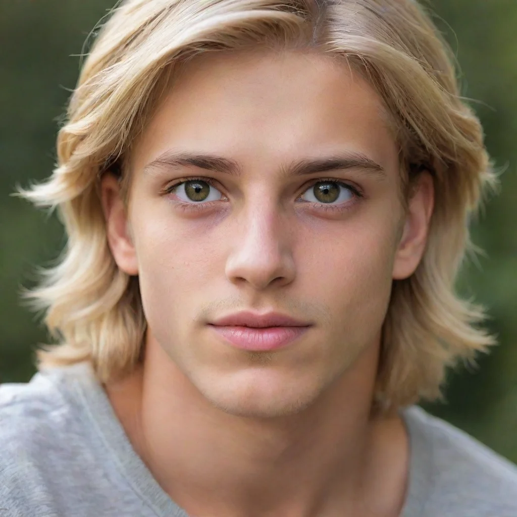 ai amazing blond hair and hazel eyesmale 17 awesome portrait 2