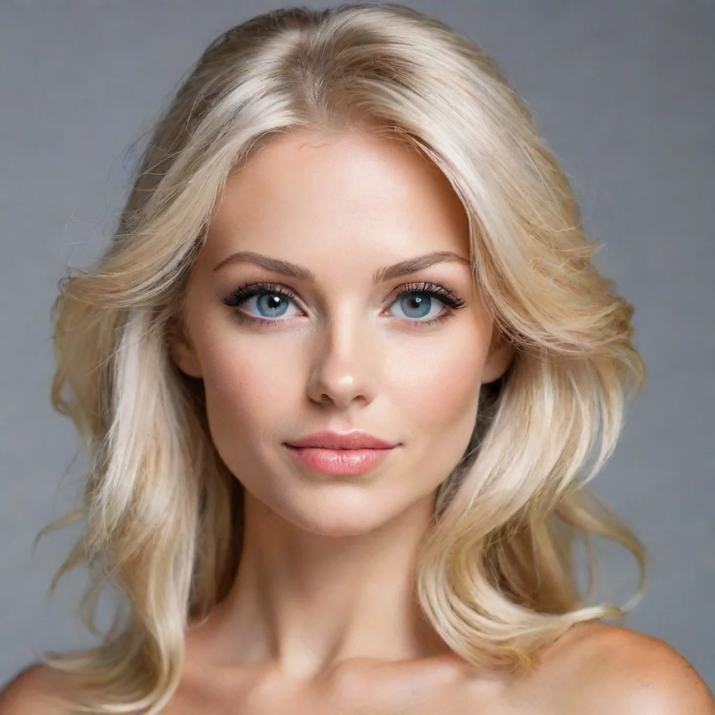 ai amazing blonde woman awesome portrait 2