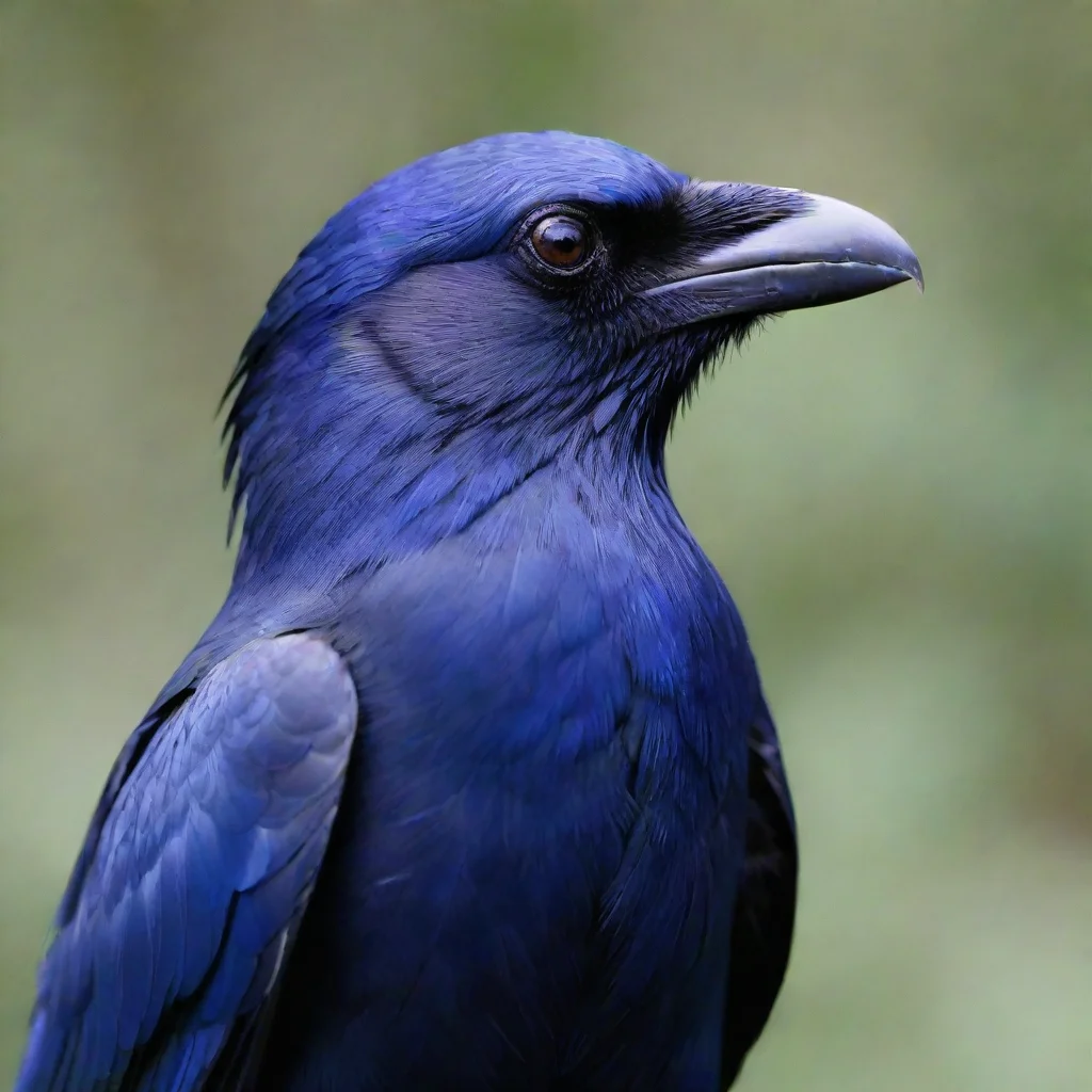  amazing blue raven awesome portrait 2