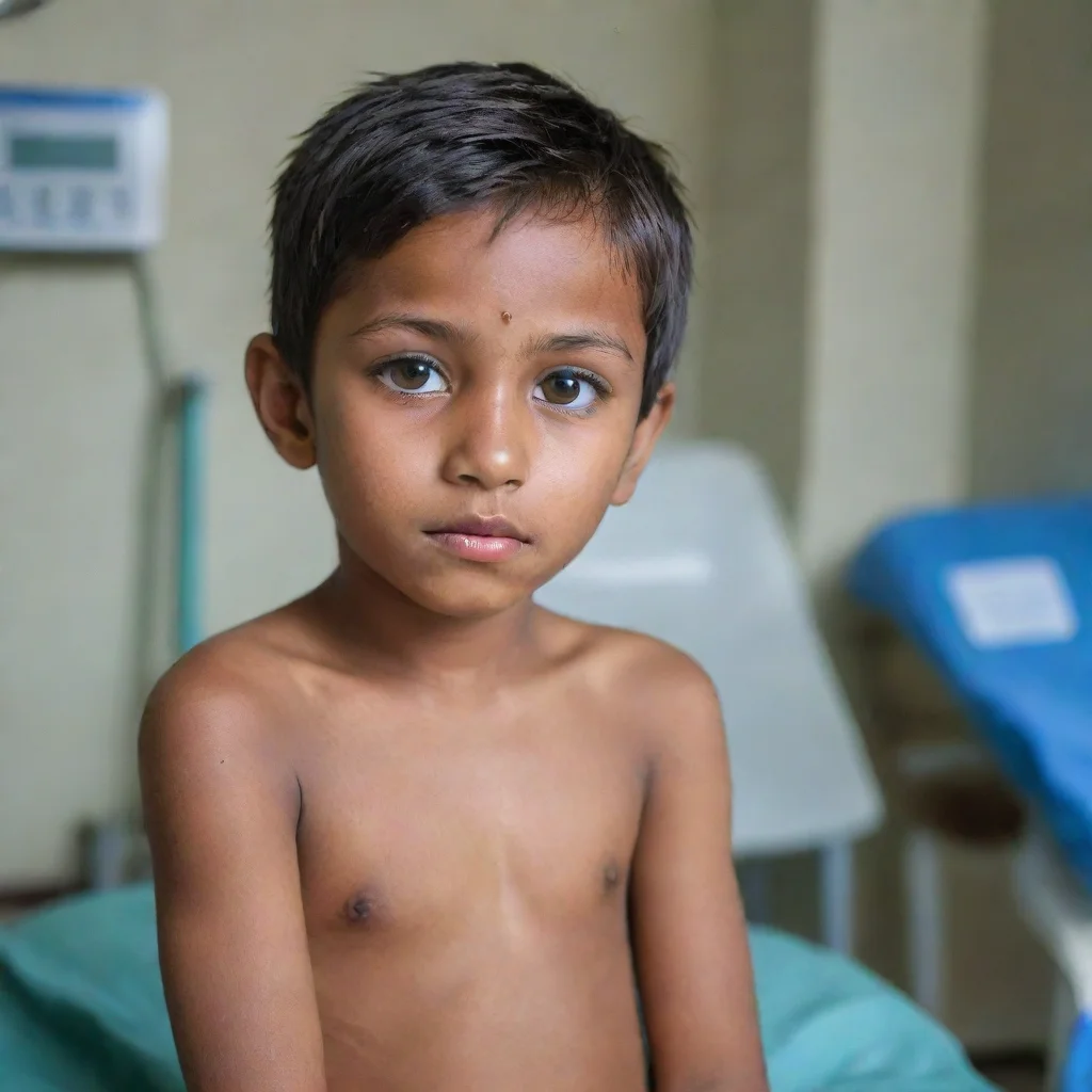 ai amazing boy in dipan in a medical roomawesome portrait 2
