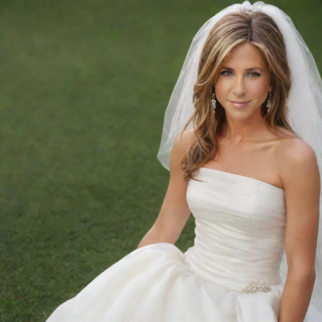 ai amazing bride jennifer aniston awesome portrait 2