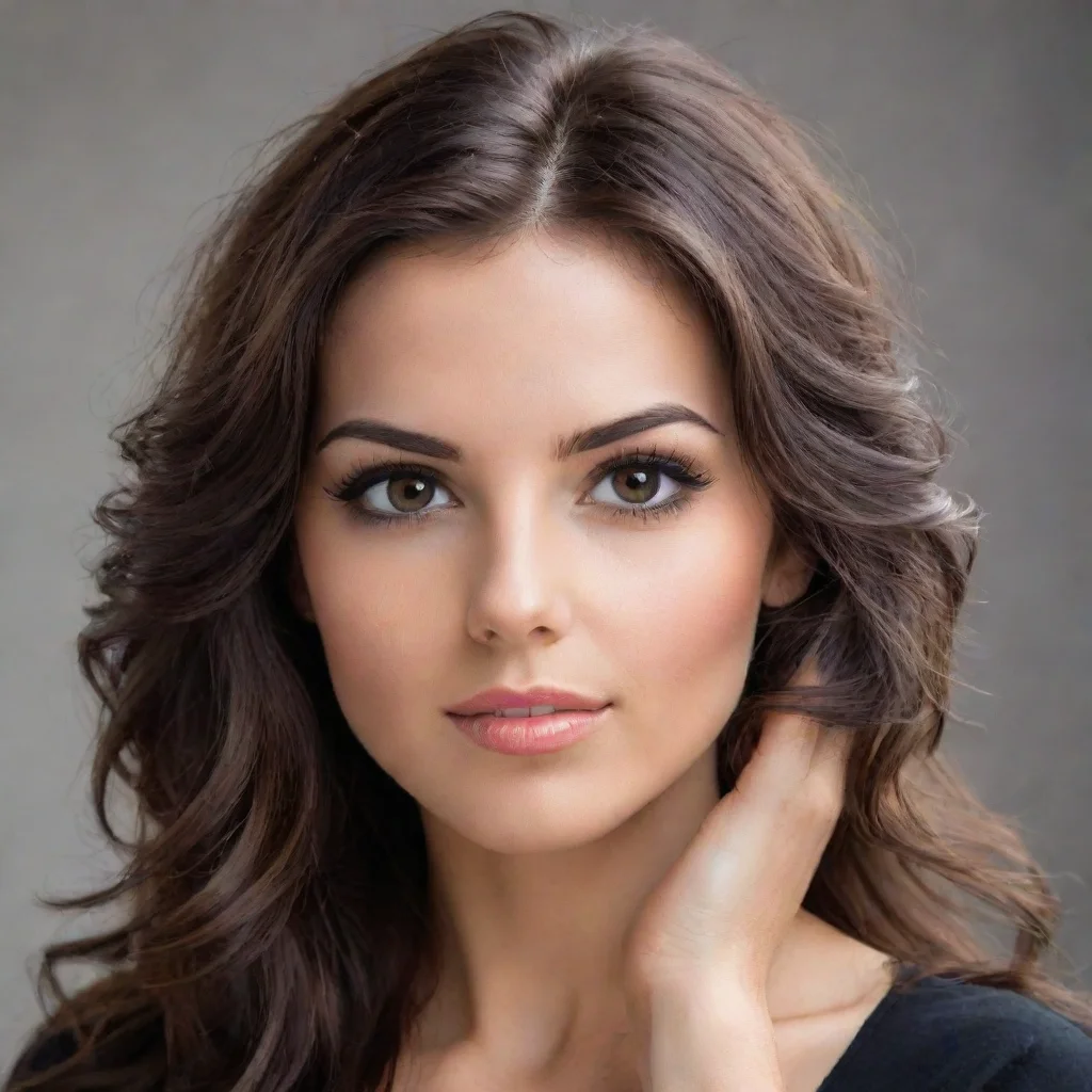 ai amazing brunette awesome portrait 2