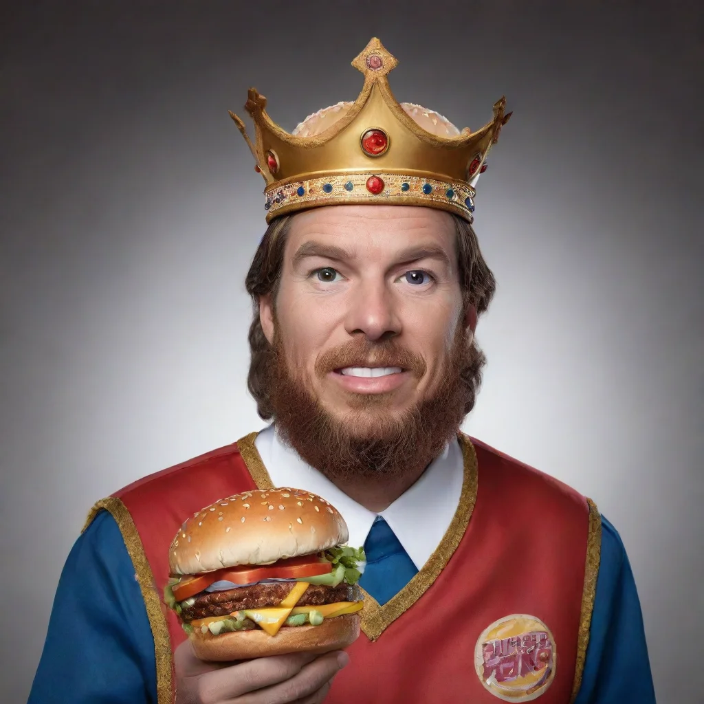 ai amazing burger king awesome portrait 2
