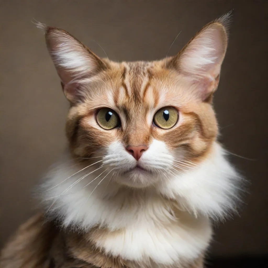 ai amazing cat with moth wings awesome portrait 2
