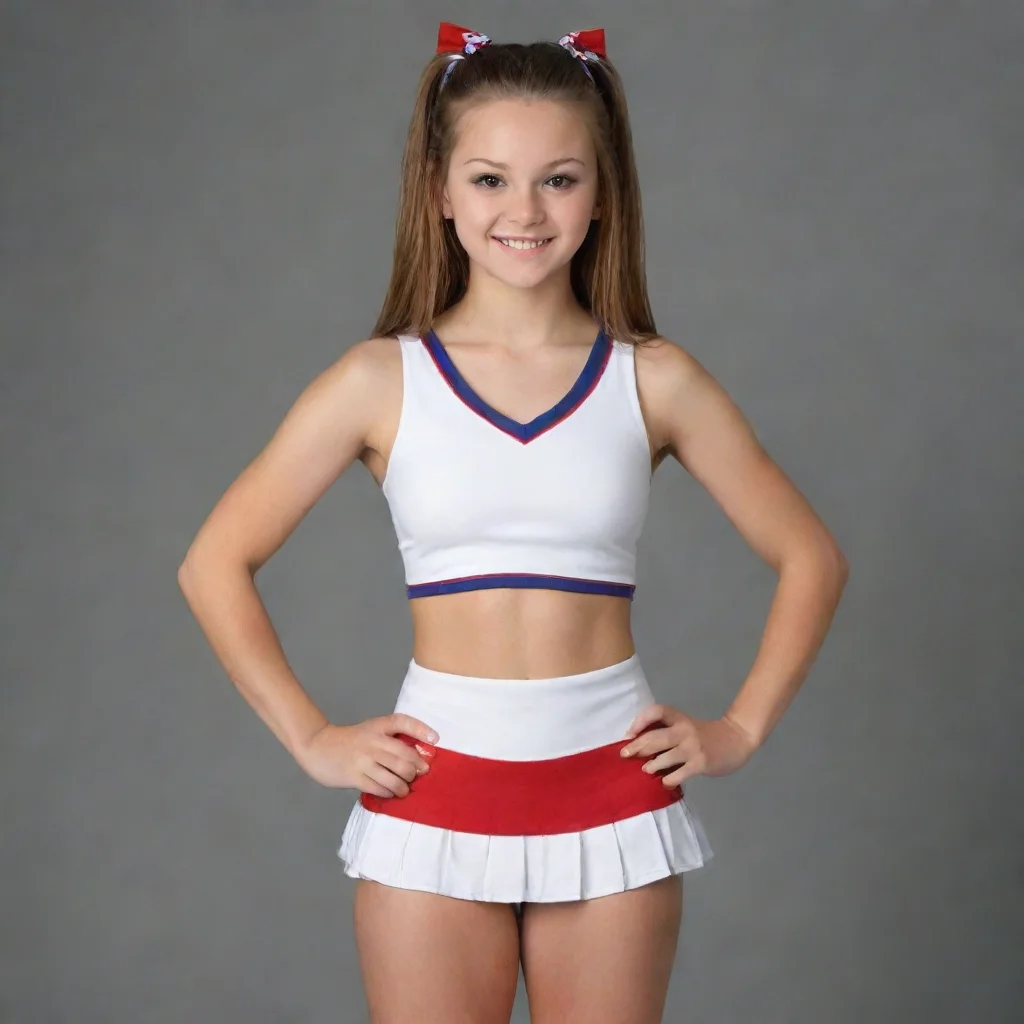 ai amazing cheerleader highschool girl no bloomers awesome portrait 2