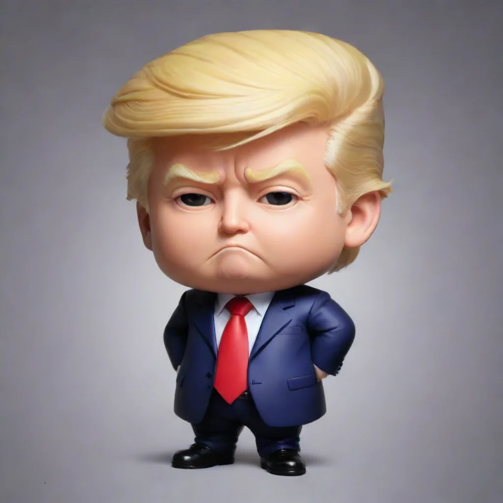ai amazing chibi trump awesome portrait 2 tall