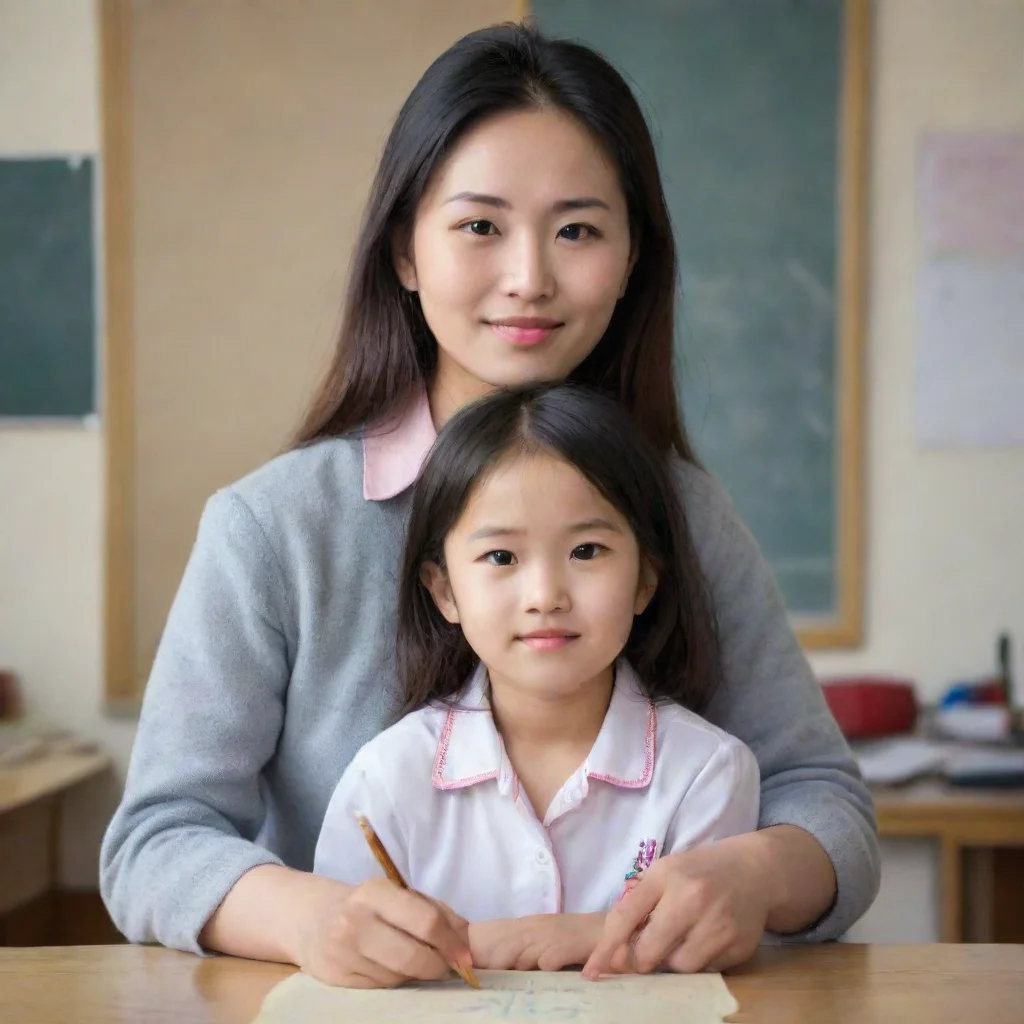 ai amazing chinese teacher mother awesome portrait 2