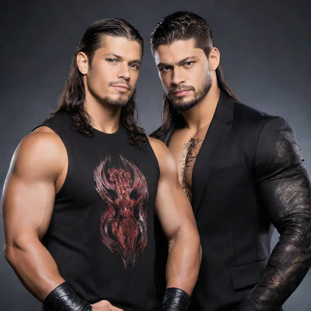 ai amazing cody rhodes and roman reignsawesome portrait 2
