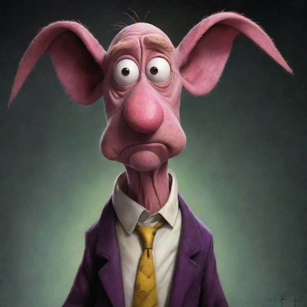  amazing courage the cowardly dog character design in the style of ma bagge awesome portrait 2