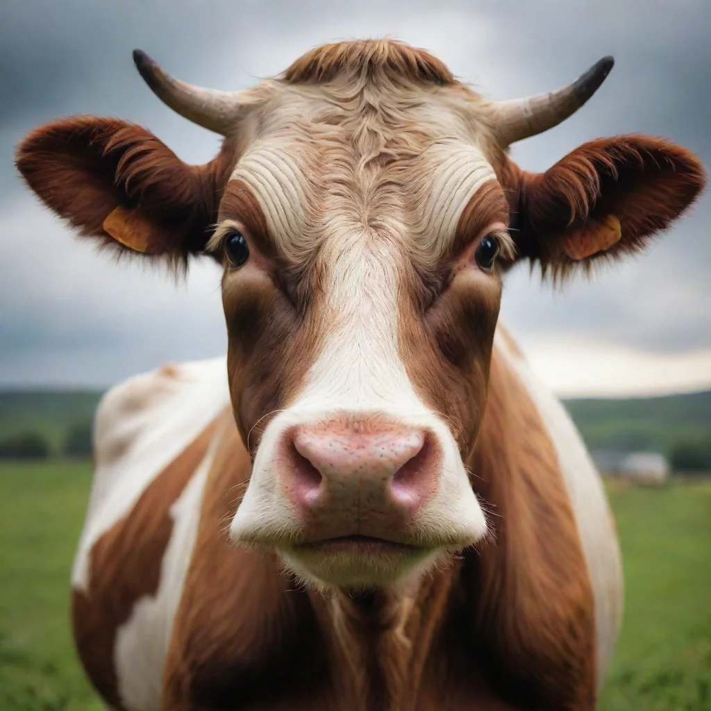 ai amazing cow awesome portrait 2