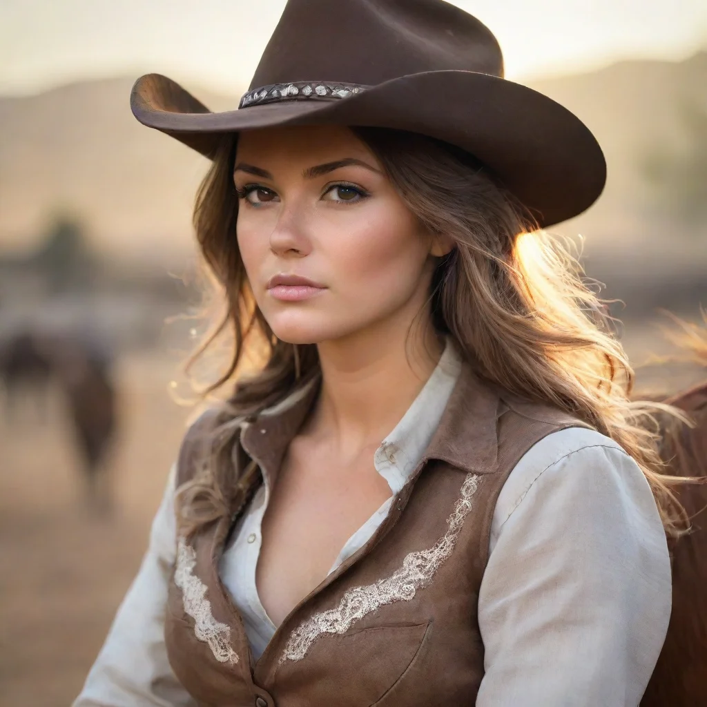 ai amazing cowgirl awesome portrait 2