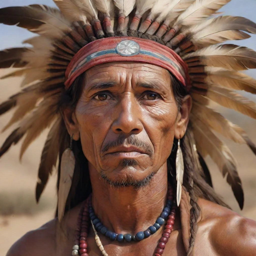 ai amazing crea imagen de un indio americano realista awesome portrait 2