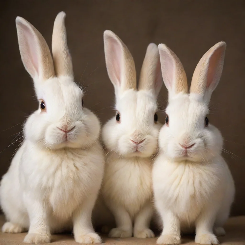 ai amazing cream the rabbits awesome portrait 2