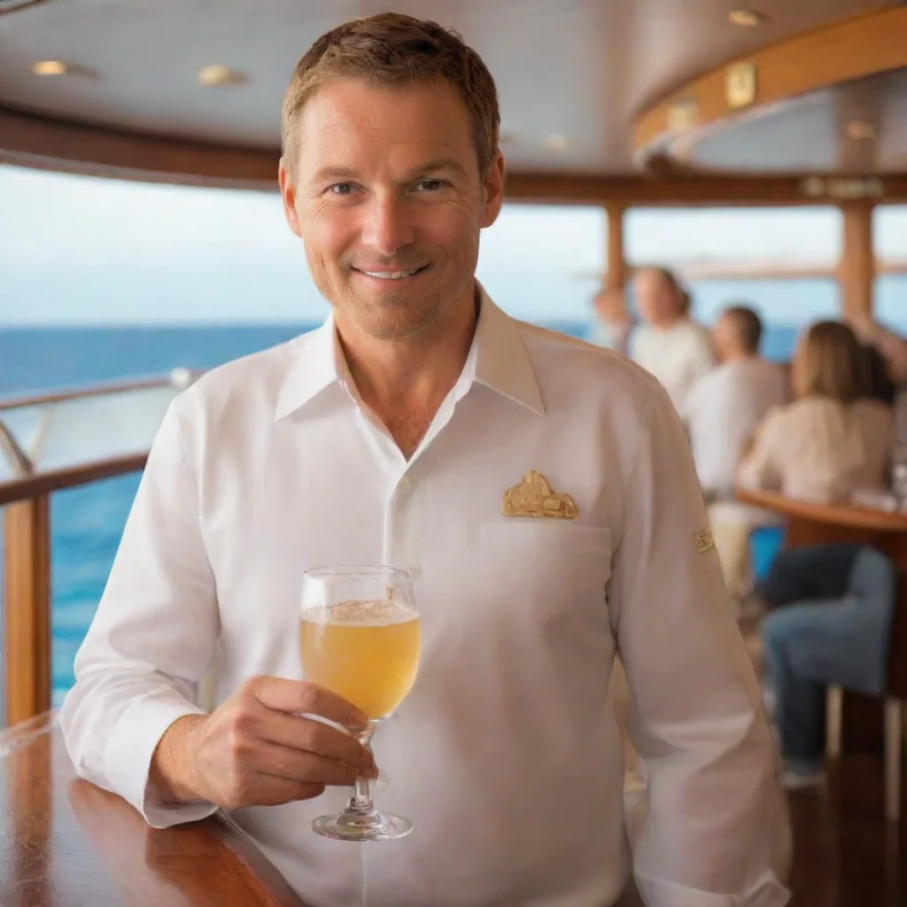ai amazing cruise ship drink awesome portrait 2