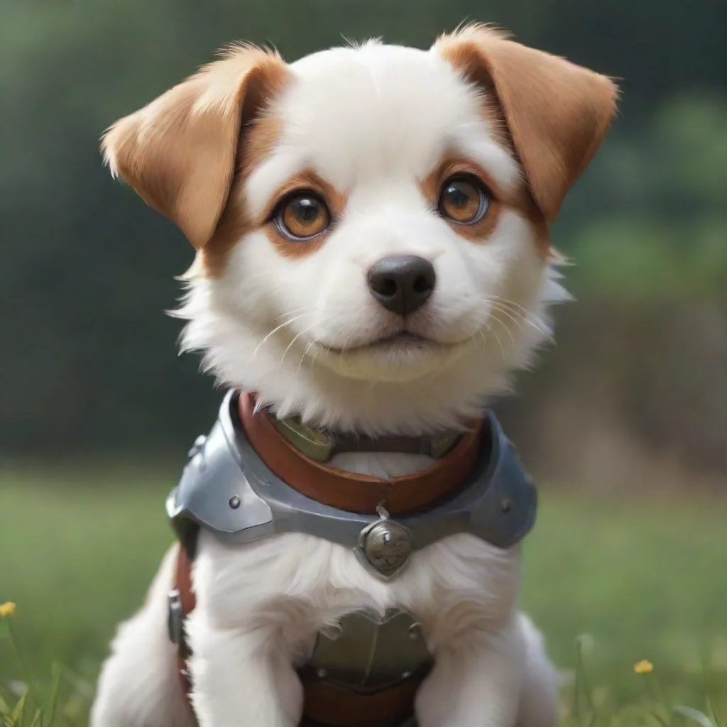 ai amazing cute puppy dog armoured artstation hd aesthetic ghibli anime fantastic portrait aww qualityawesome portrait 2