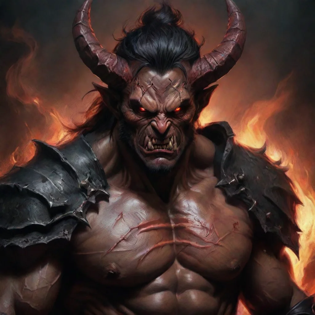 ai amazing demonic fighter awesome portrait 2