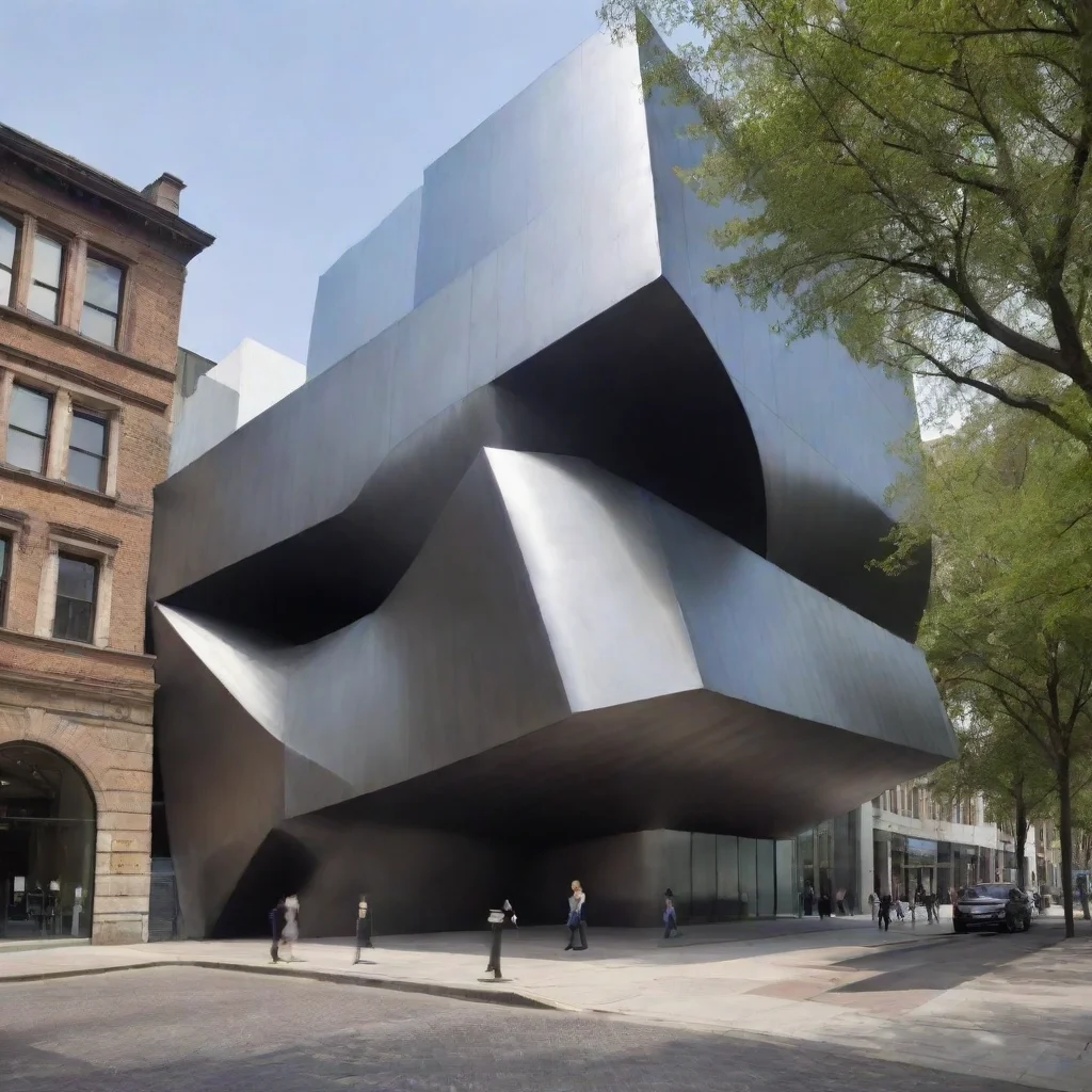 ai amazing designing a museum and exhibition for fine art using art with an expressive external shape and square shaped rel