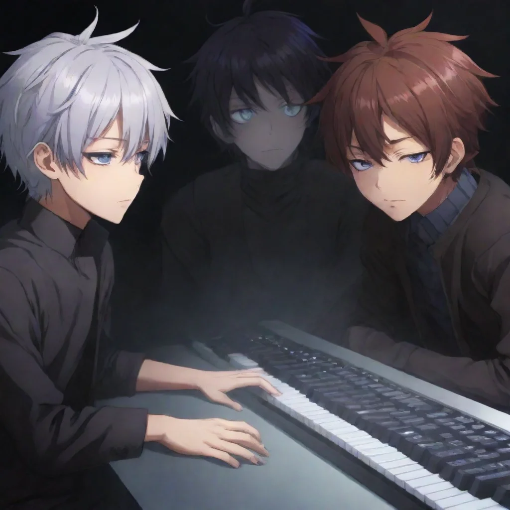ai amazing detailed Darkness gathered around Kunikida and Kunikida fell into the void Kunikidas fingers freeze over the key